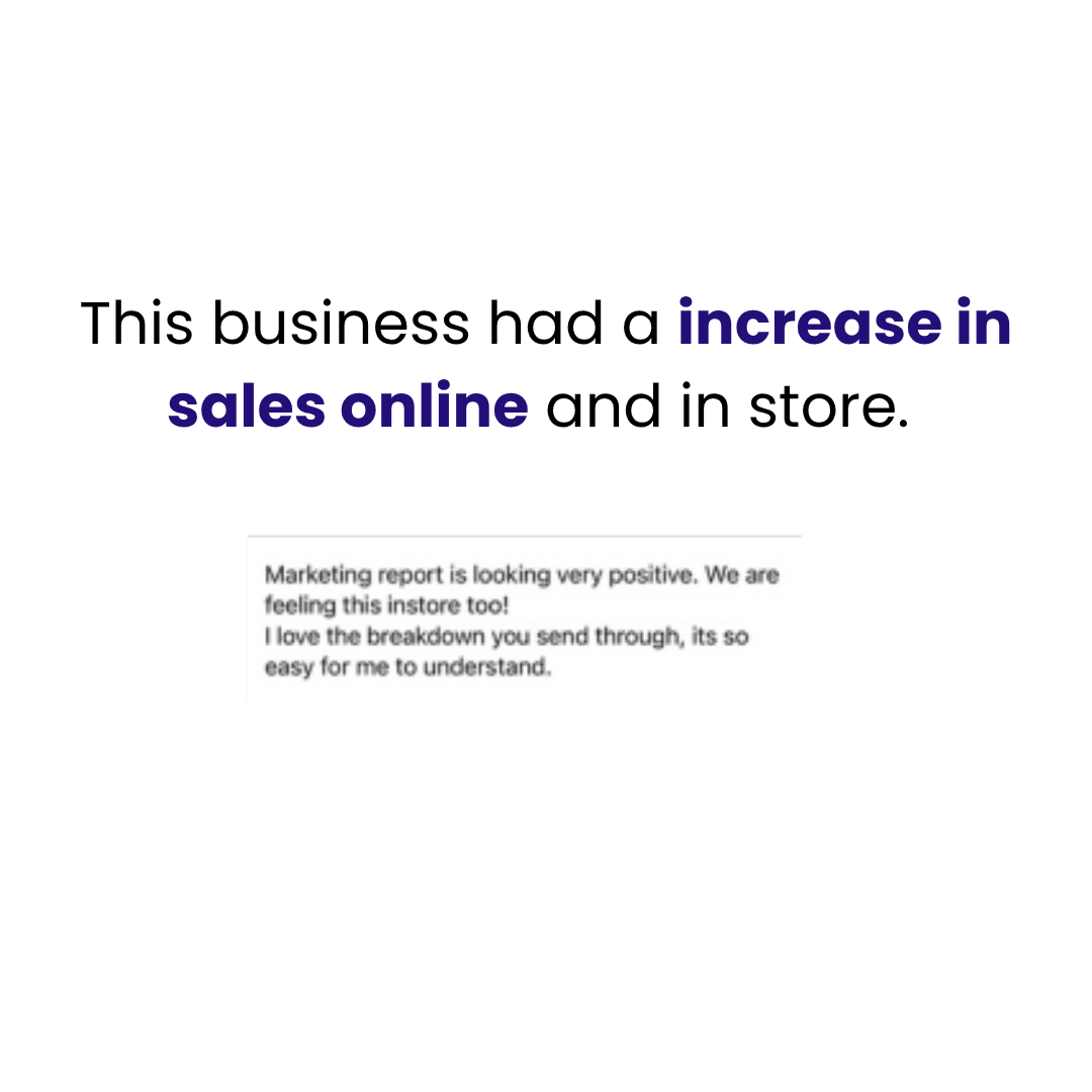 Real client result